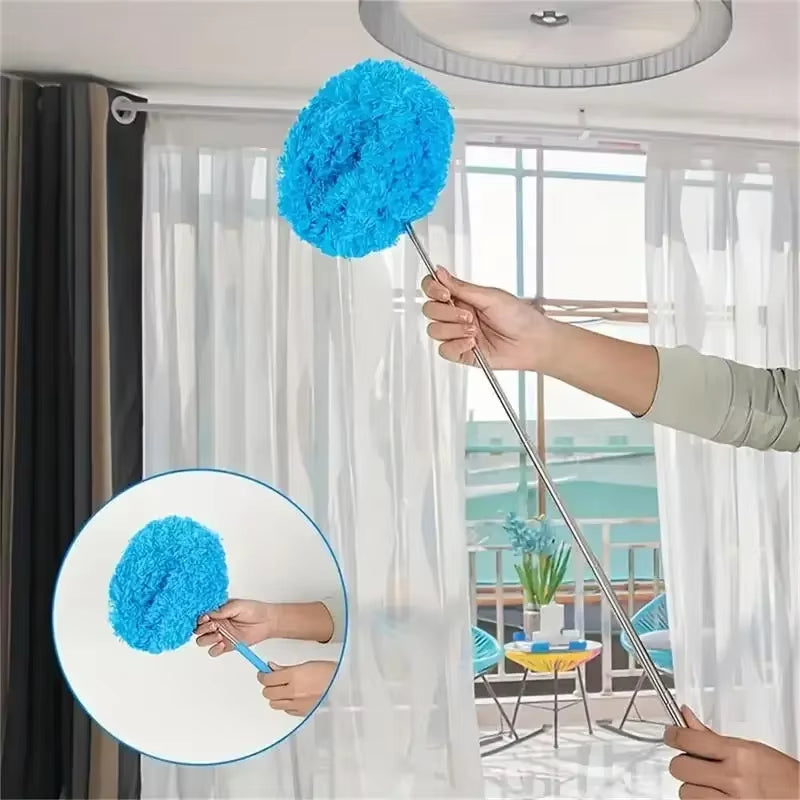 79Cm Microfiber Duster Extendable Duster Ceiling Fan Duster with Extension Pole, Long Handle Dusters ,Can Be Extended up Tools