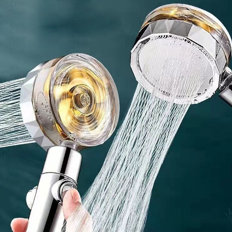 TURBO PRESSURIZED SHOWER HEAD