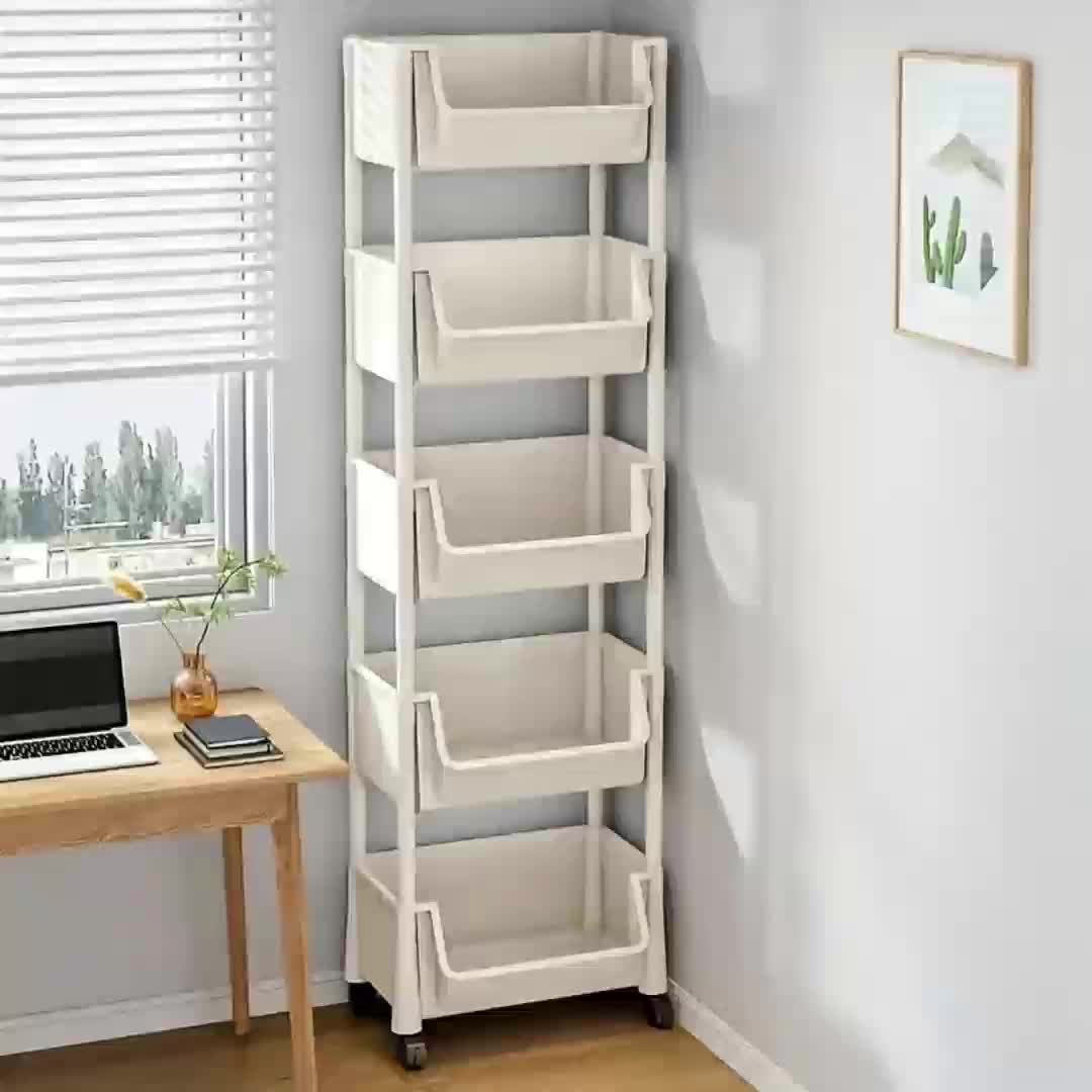 SmartRoll™ Tiered Storage Cart