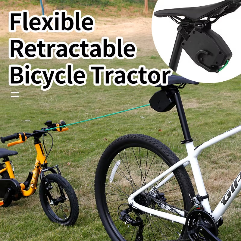 Outdoor Mountain Bike Trailer Towing Device Parent-Child Bike Trailer Rope Road Bike Riding Gear Accessories