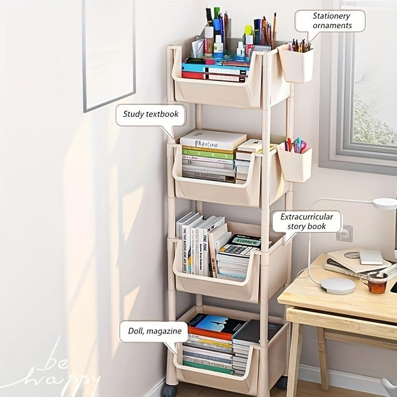 SmartRoll™ Tiered Storage Cart