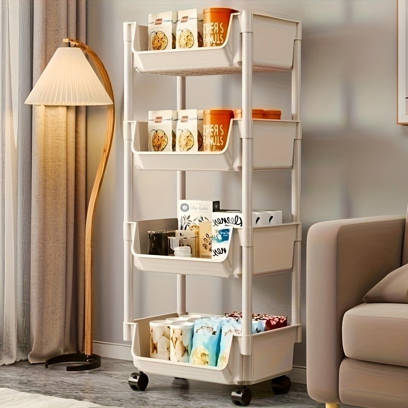 SmartRoll™ Tiered Storage Cart