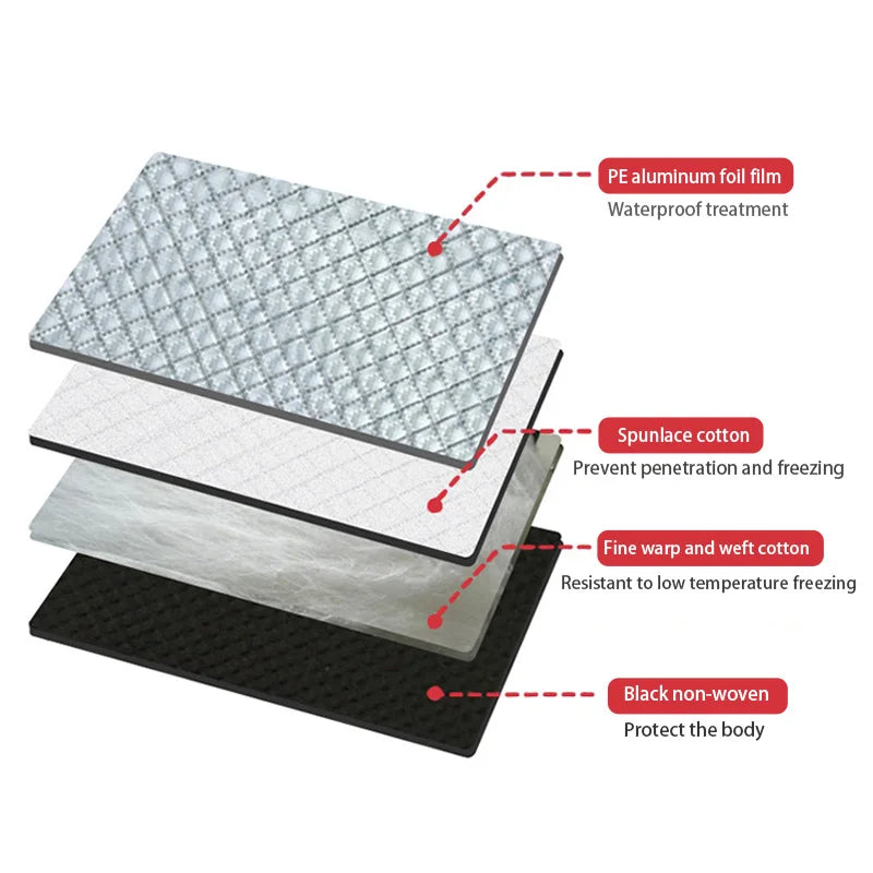 Car Windshield Snow Shield for Winter Car Cover Front Window anti Ice Frost Outdoor Protection Snow Cover with Magnet