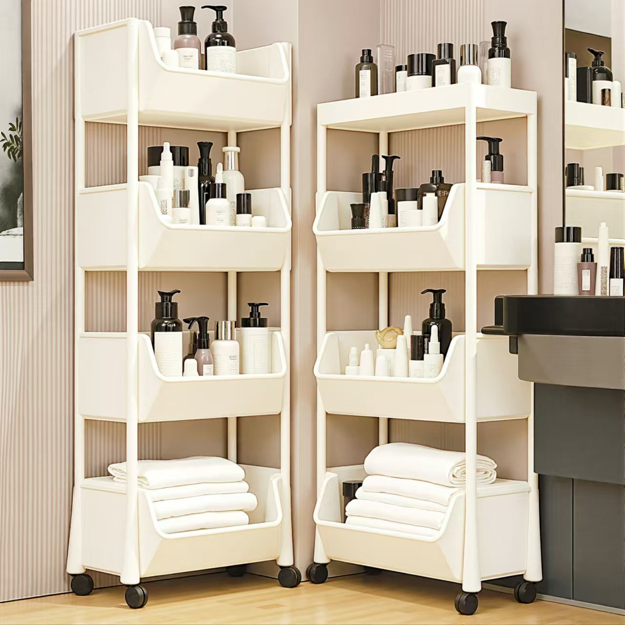 SmartRoll™ Tiered Storage Cart