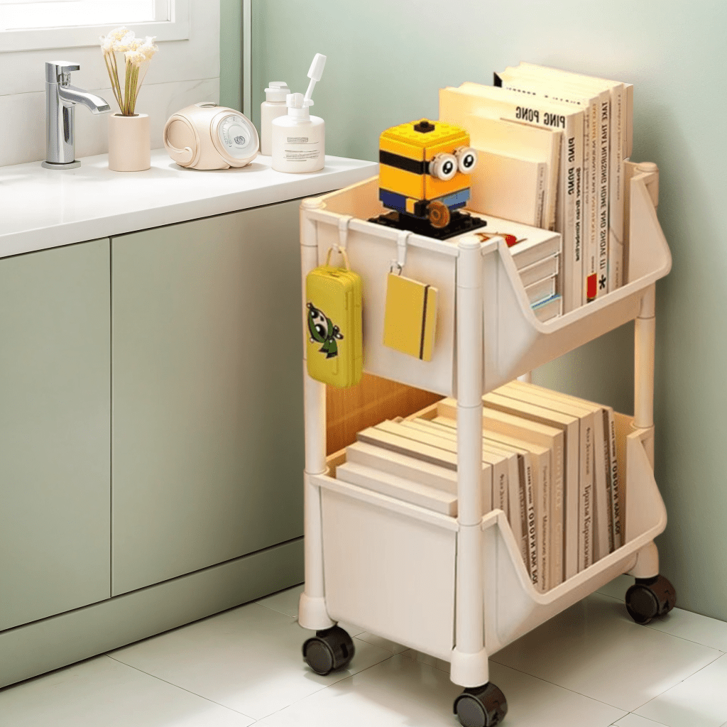 SmartRoll™ Tiered Storage Cart