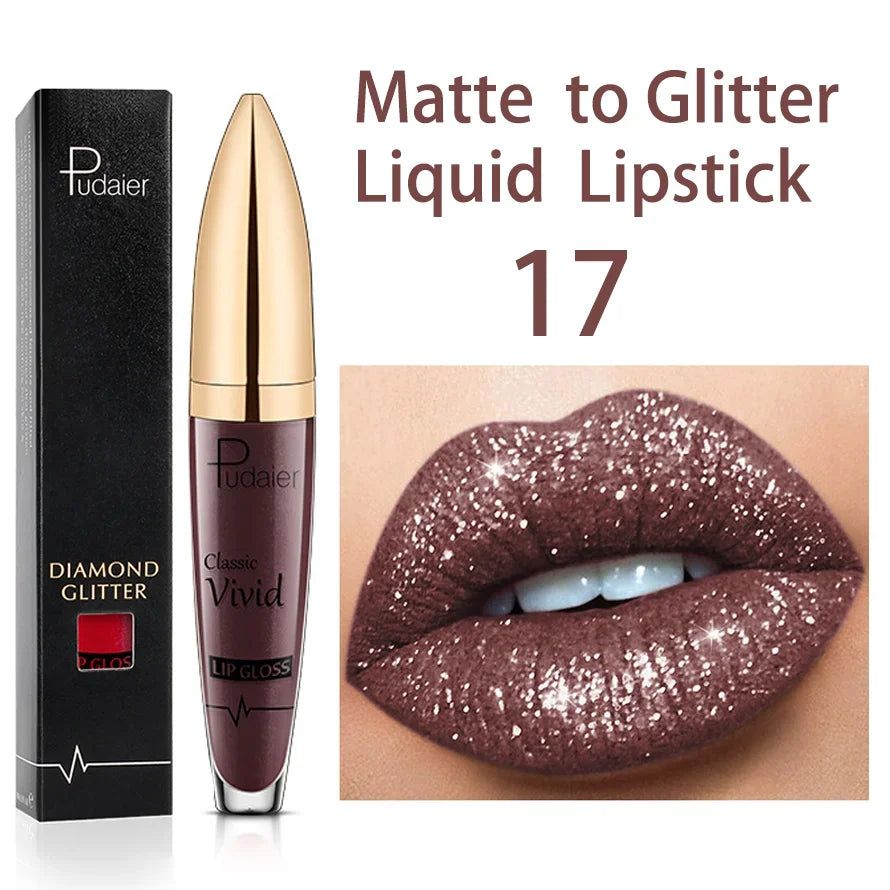 15 COLORS DIAMOND GLITTER LIP GLOSS