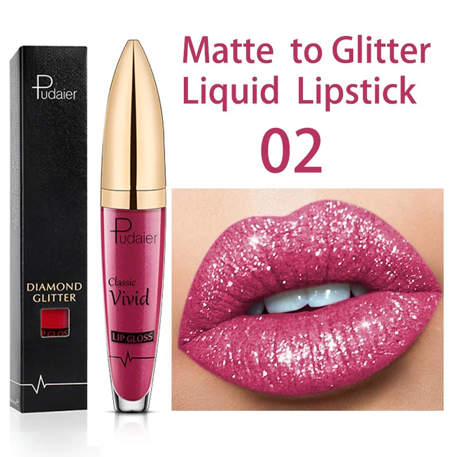 15 COLORS DIAMOND GLITTER LIP GLOSS