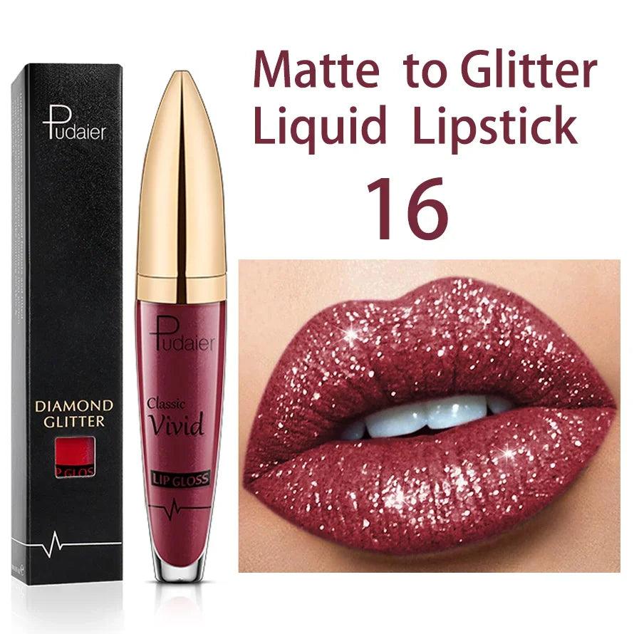 15 COLORS DIAMOND GLITTER LIP GLOSS