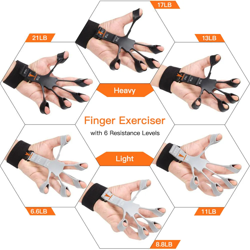 FLEXIGRIP SILICONE FINGER TRAINER