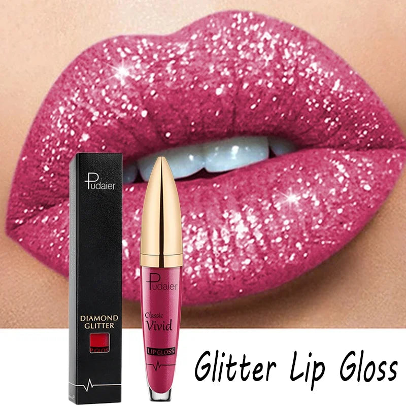 15 COLORS DIAMOND GLITTER LIP GLOSS