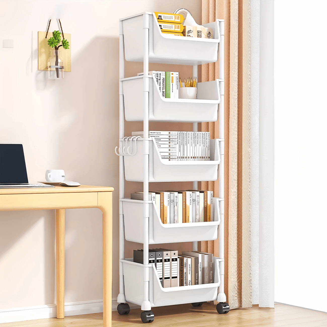 SmartRoll™ Tiered Storage Cart