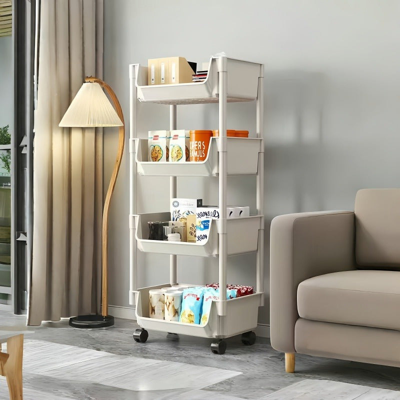 SmartRoll™ Tiered Storage Cart