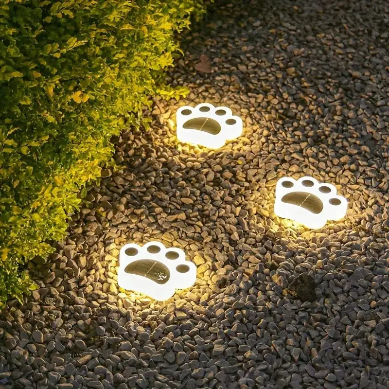 1Pc Solar Cat Claw Buried Light Outdoor Waterproof Outdoor Courtyard Garden Layout Villa Small Yard Decoration Lawn Light