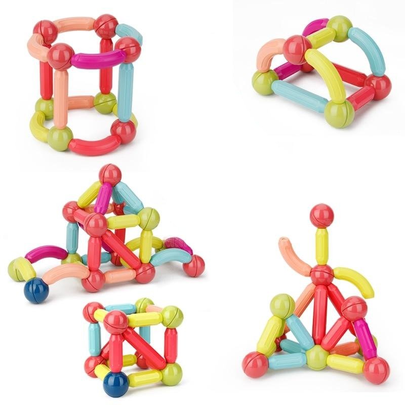 EDUCATIONAL MAGNET BUILDING BLOCKS TOY SET