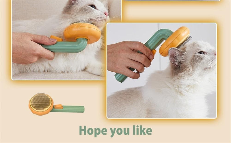 PET CLEANING SLICKER BRUSH