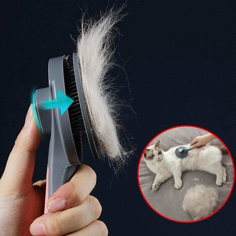 PET CLEANING SLICKER BRUSH