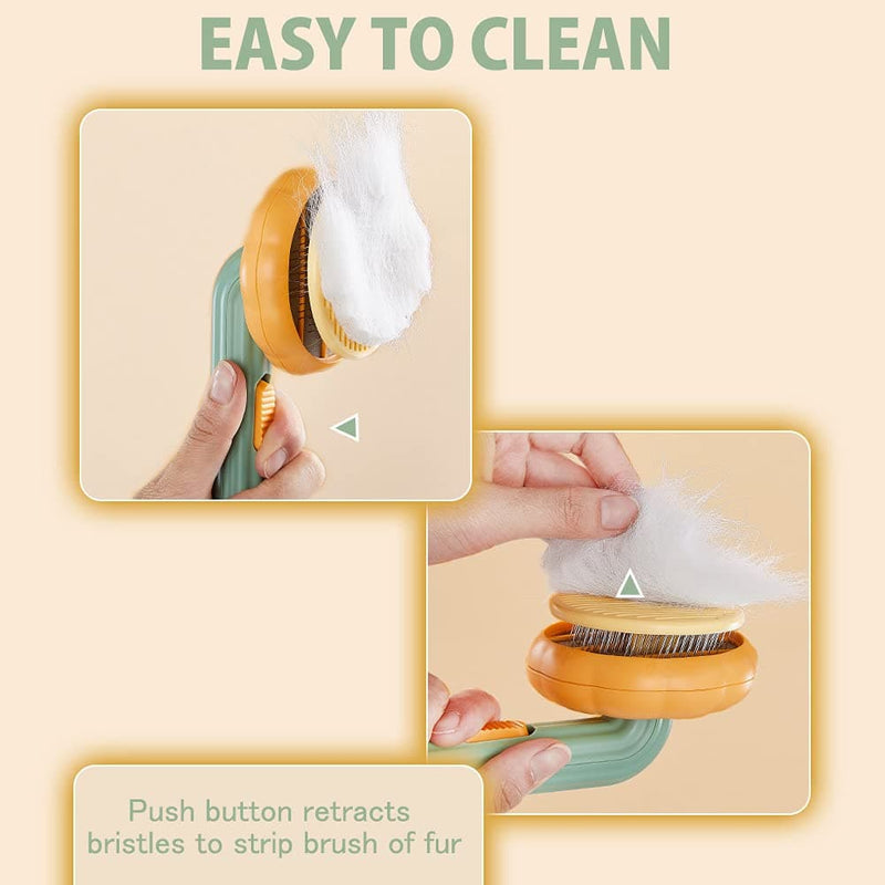 PET CLEANING SLICKER BRUSH